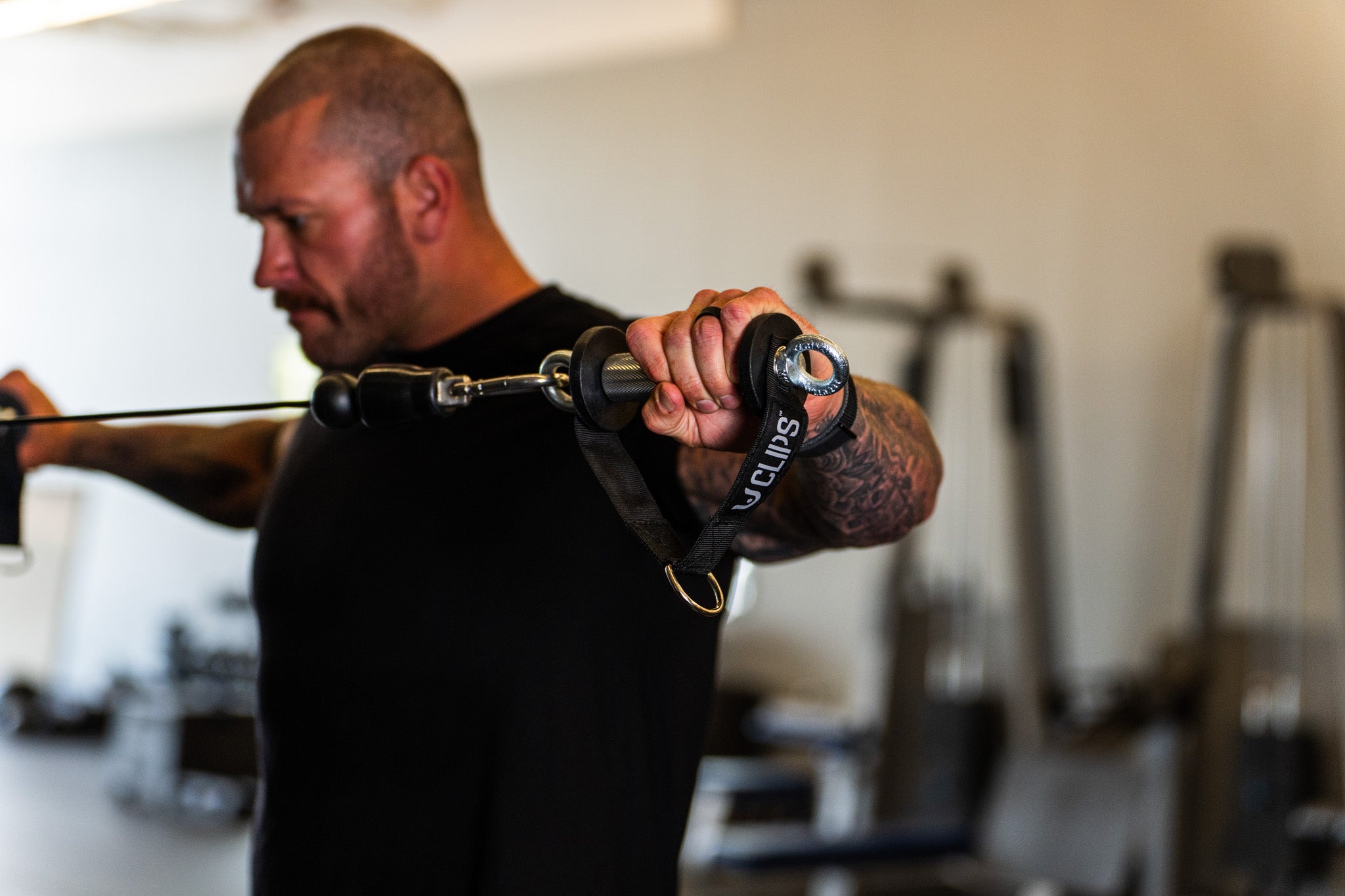 Cable crossover with the Smile Handle